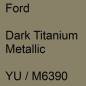 Preview: Ford, Dark Titanium Metallic, YU / M6390.